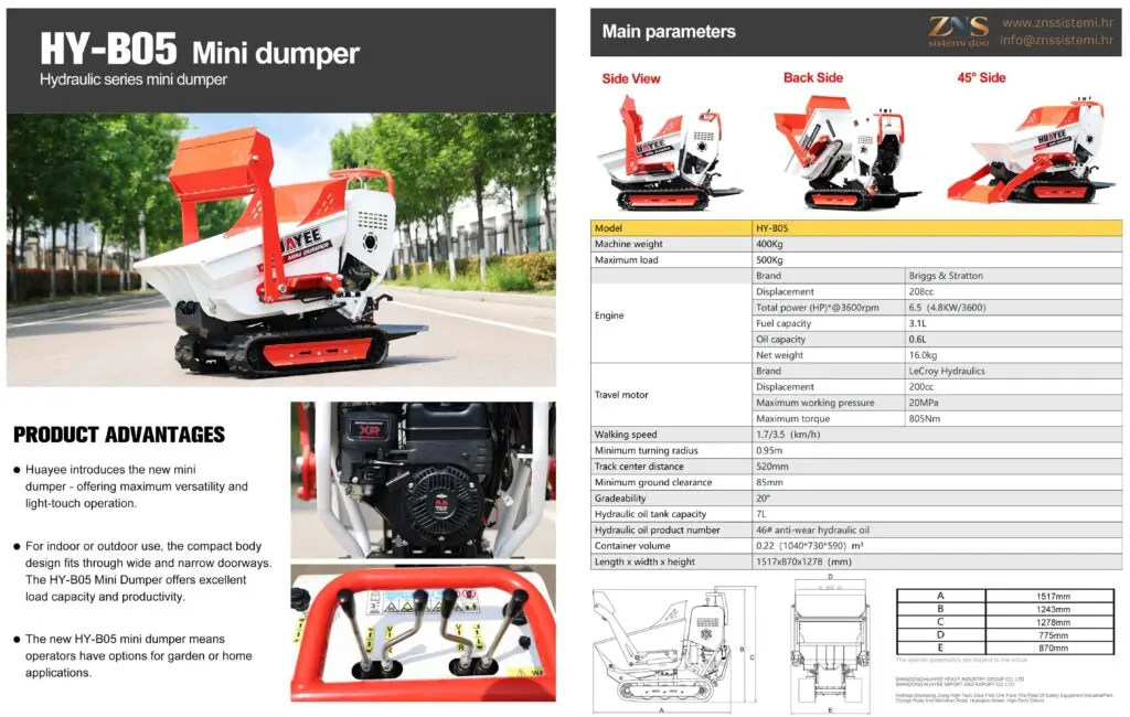 HY-B05 – Mini dumper