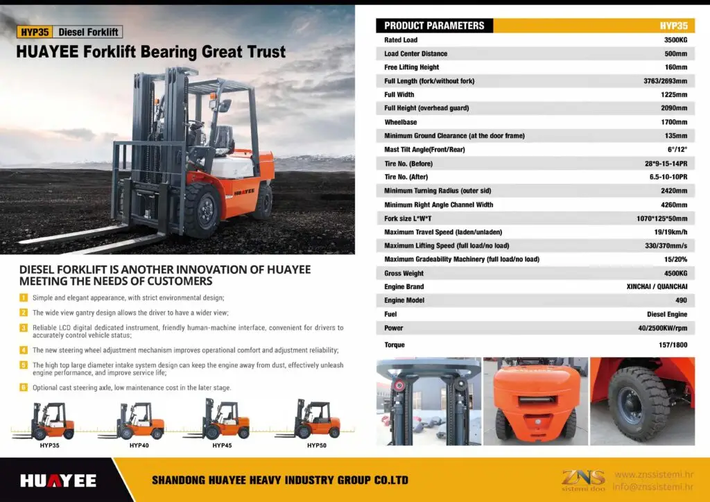 HYP35 – Diesel viličar